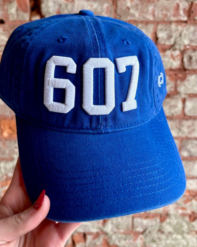 607 Royal Blue w/White