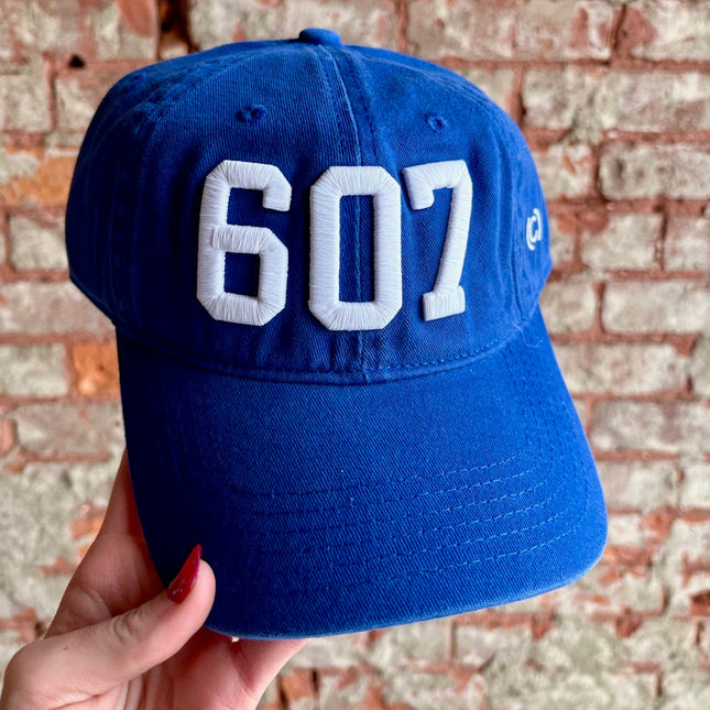 607 Royal Blue w/White