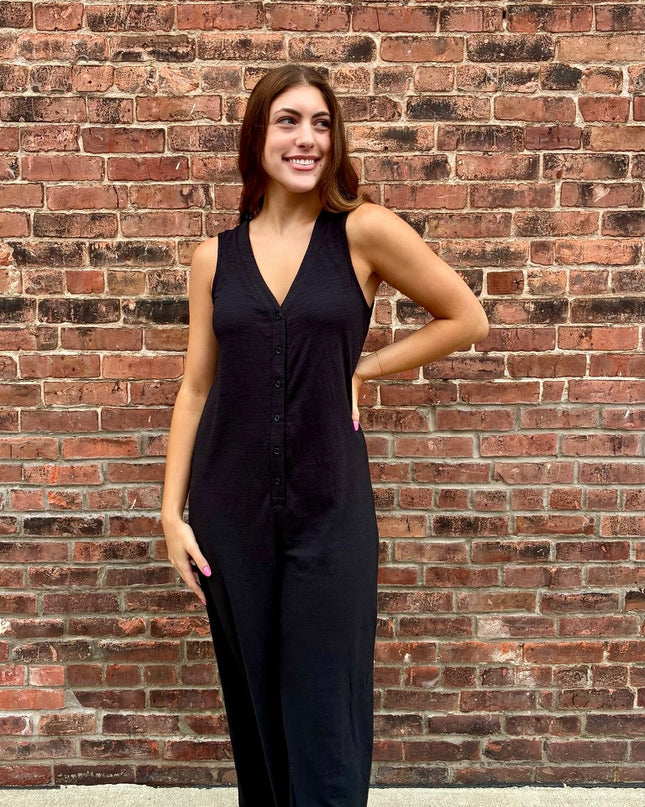 Z Supply Black Jumpsuit