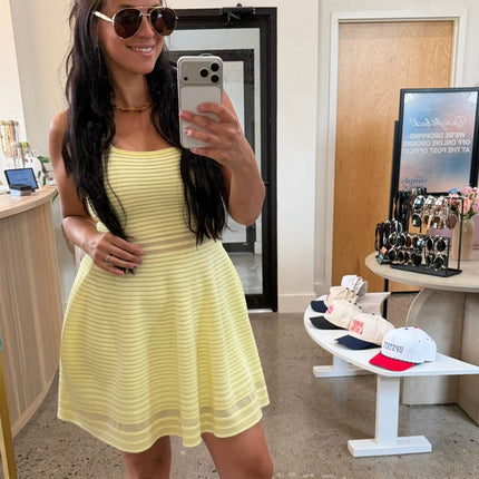 Butter Sleeveless Knit Flare Dress