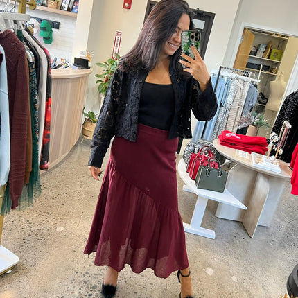 Jaiya Black Lace Top