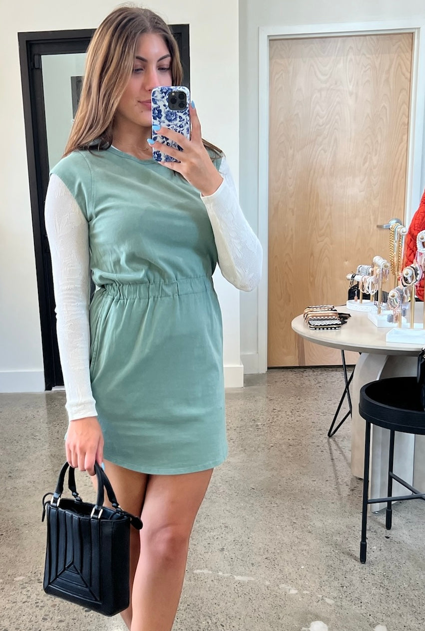 Z Supply Paxton Jersey Mini Dress