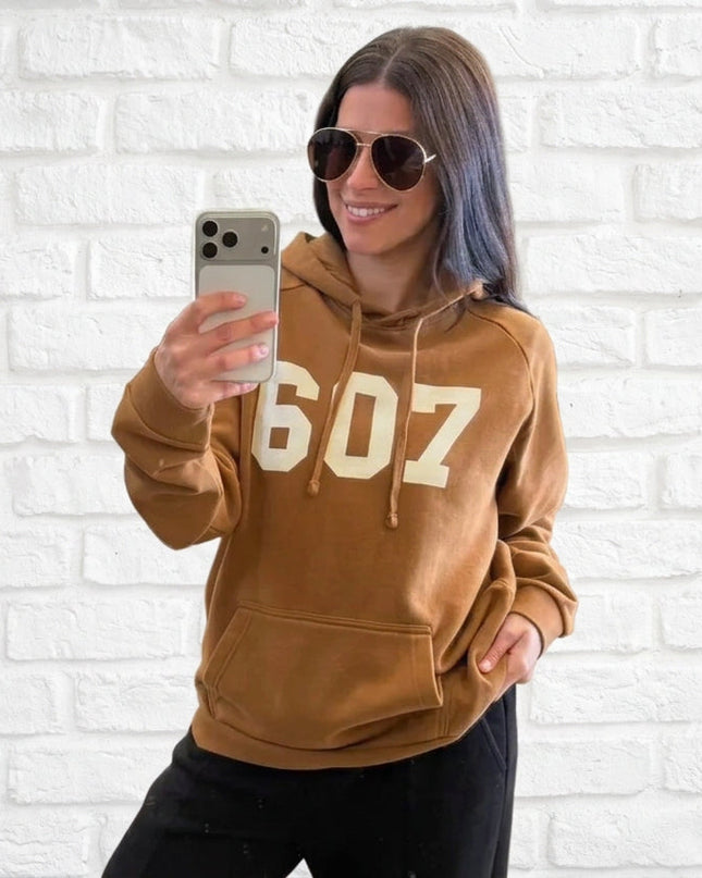 Duck Brown 607 Fleece Hoodie