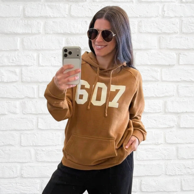 Duck Brown 607 Fleece Hoodie