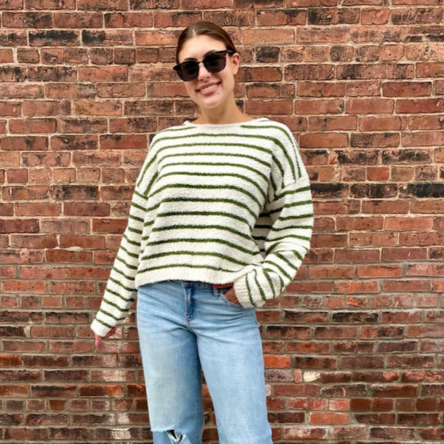 Cozy Soft Striped Sweater
