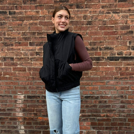 Black Puffer Vest