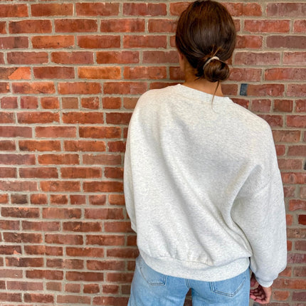 White Heather Game Day Sweatshirt
