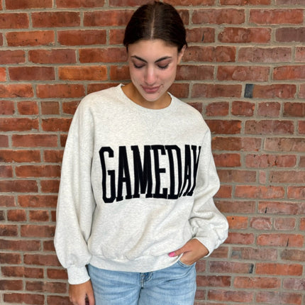 White Heather Game Day Sweatshirt
