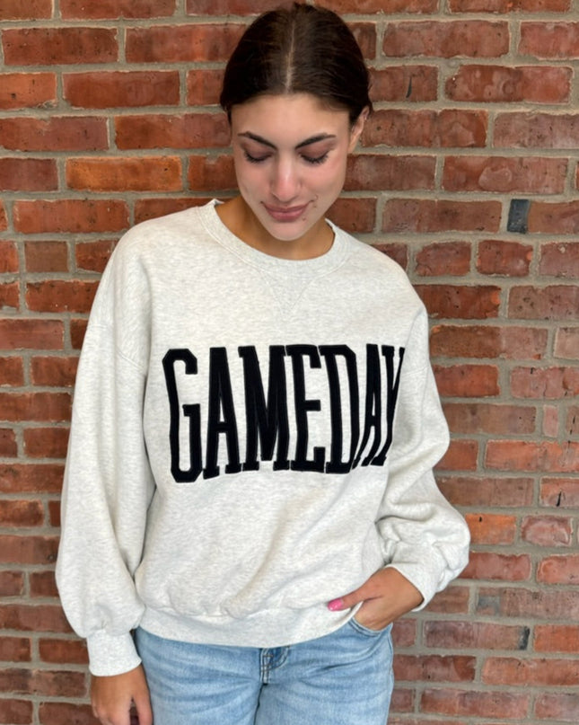 White Heather Game Day Sweatshirt