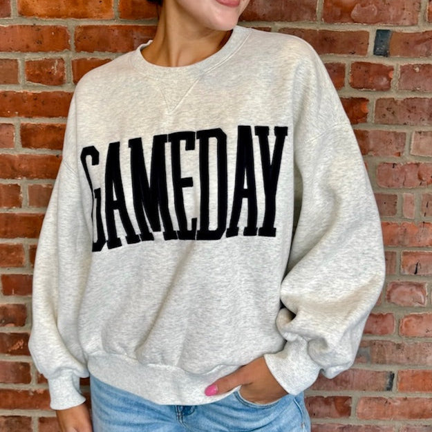 White Heather Game Day Sweatshirt
