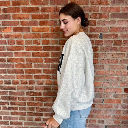 White Heather Game Day Sweatshirt