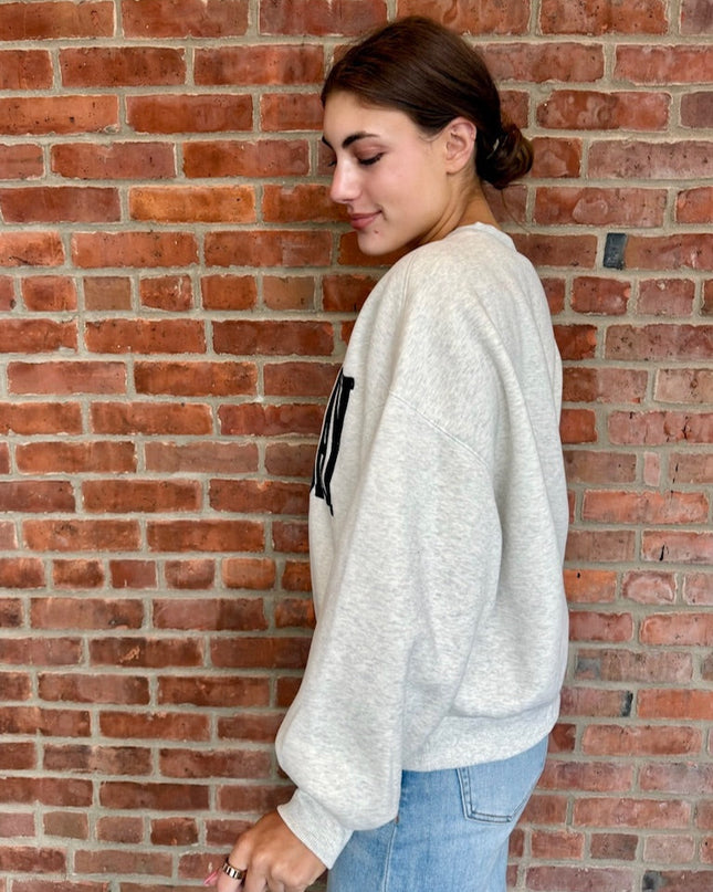 White Heather Game Day Sweatshirt