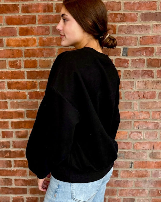 Black Game Day Sweatshirt