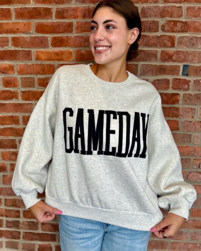 White Heather Game Day Sweatshirt