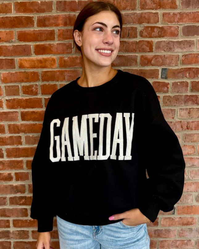 Black Game Day Sweatshirt