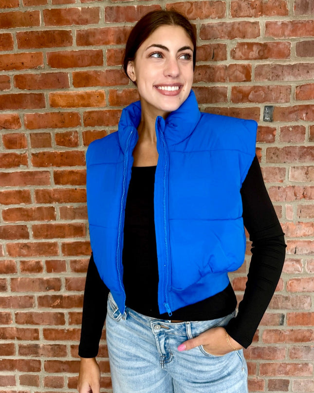 Royal Blue Puffer Vest