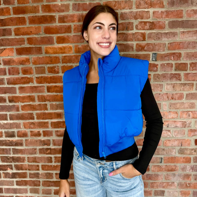 Royal Blue Puffer Vest