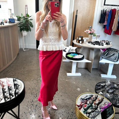 White Jeana Top
