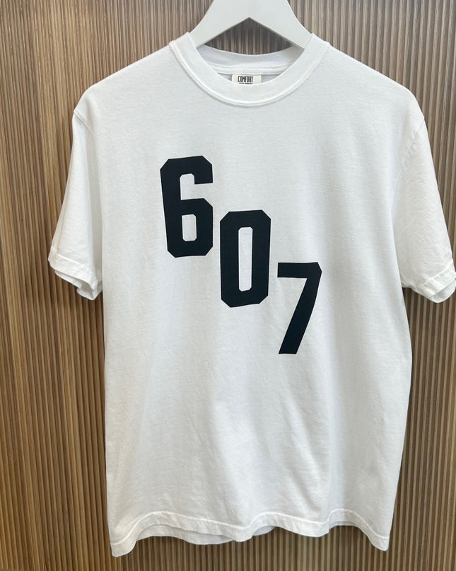 White Comfort Colors Heavyweight 607 Tee - Shop Simply Apparel