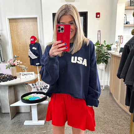 Navy Team Usa Pullover