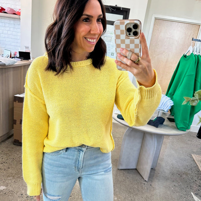 By Together Creamy Yellow Hailee Sweater