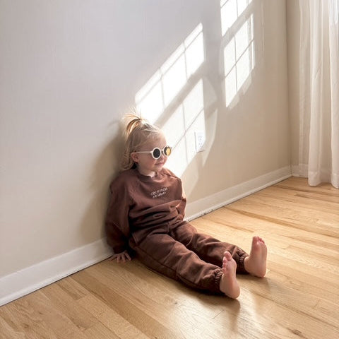 Luv Willow Brown Kids Joggers