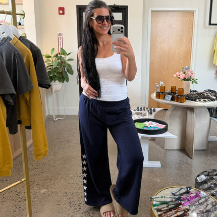 Navy Star Graphic Sweatpant