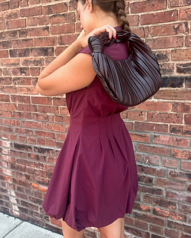 Wine Dyanne Dress