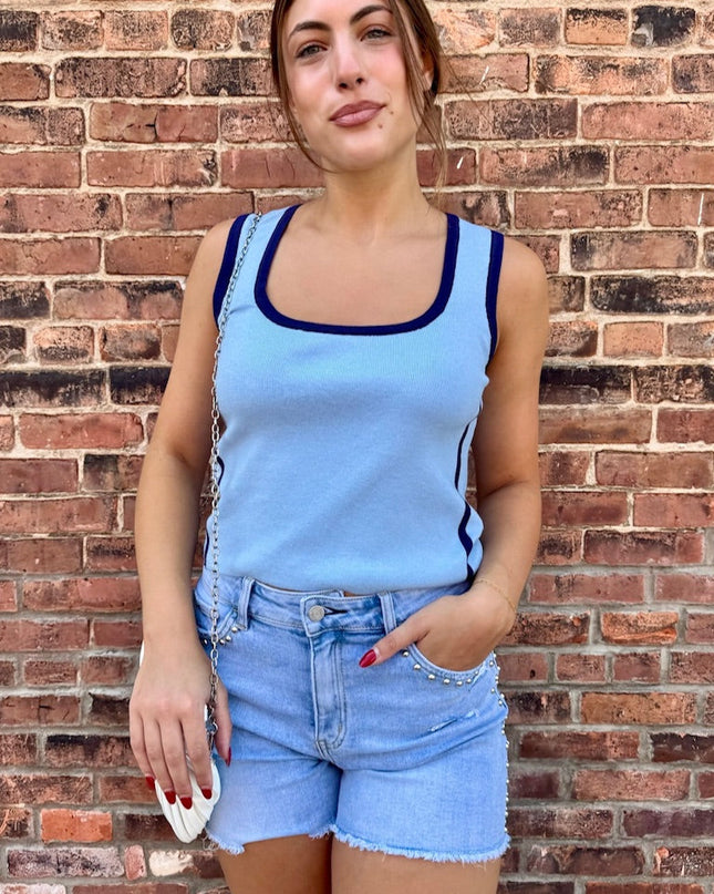 Sky Blue Tank Top