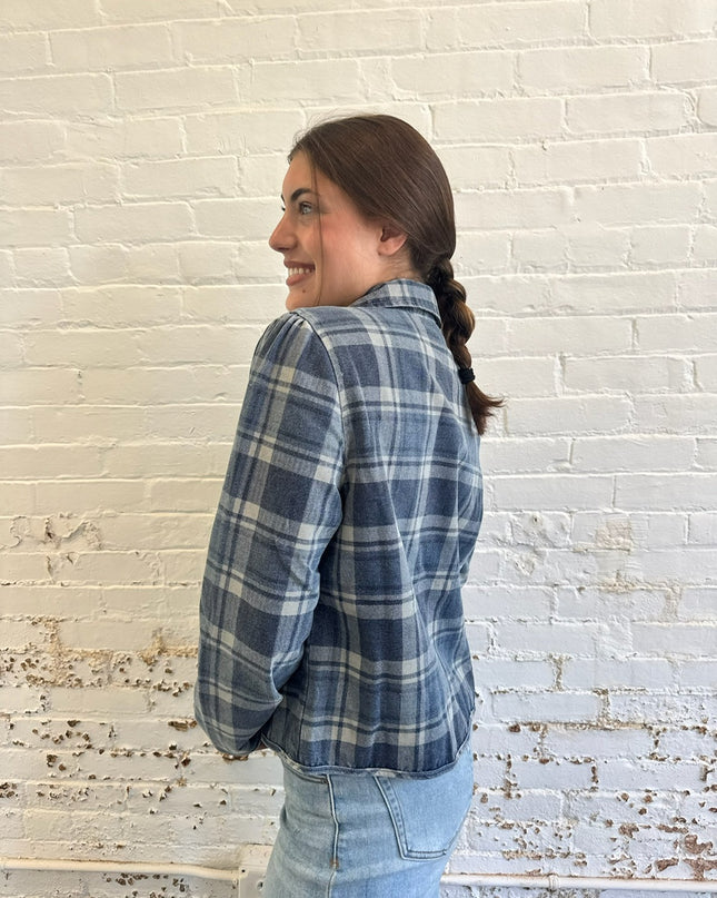 Plaid Denim Jacket