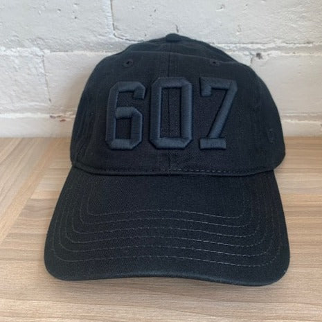607 Hat - Black w/Black