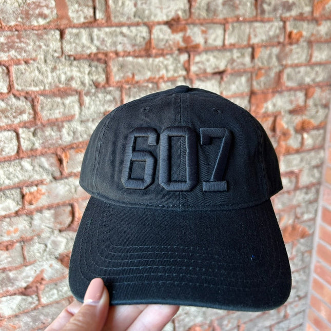 607 Hat Black w/Black
