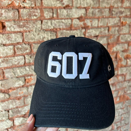 607 Hat Black w/White - Shop Simply Apparel