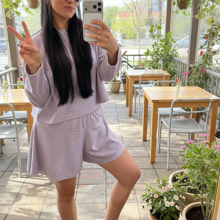  Violet Soft Fleece Set