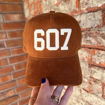 607 Camel Corduroy Hat