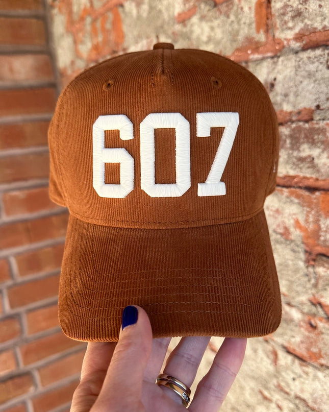 607 Camel Corduroy Hat