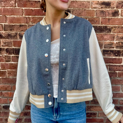 Heather Grey Rooney Jacket - Shop Simply Apparel