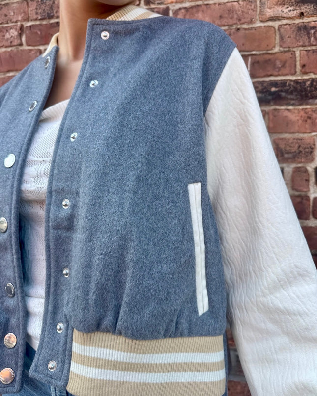 Heather Grey Rooney Jacket - Shop Simply Apparel