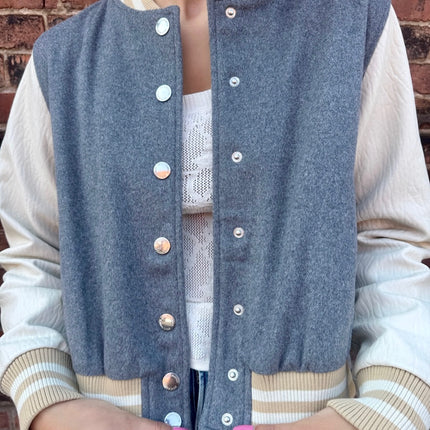 Heather Grey Rooney Jacket - Shop Simply Apparel