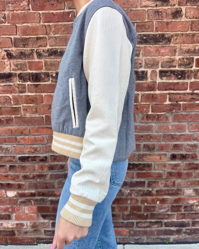 Heather Grey Rooney Jacket - Shop Simply Apparel