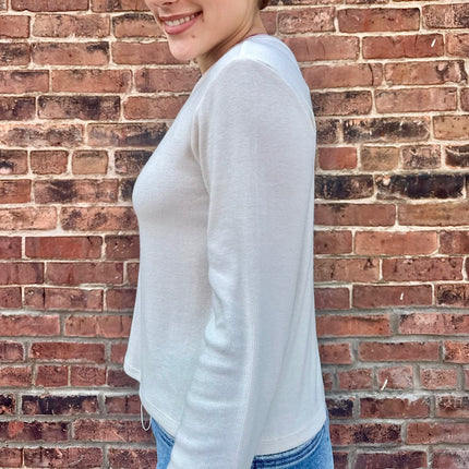 Crystal Ferris Henley Top - Shop Simply Apparel