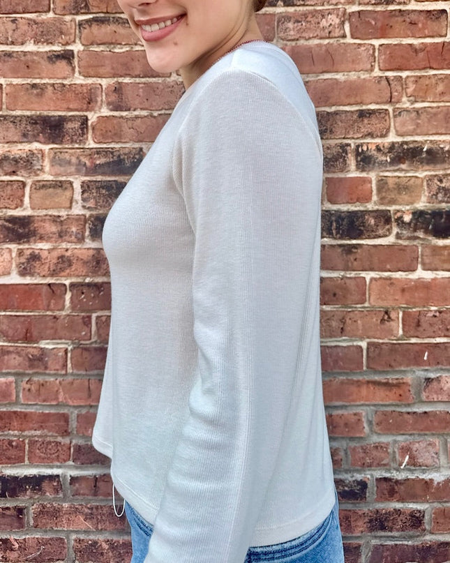 Crystal Ferris Henley Top - Shop Simply Apparel