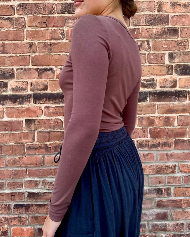 Sandalwood Second Skin Scoop Neck Top - Shop Simply Apparel