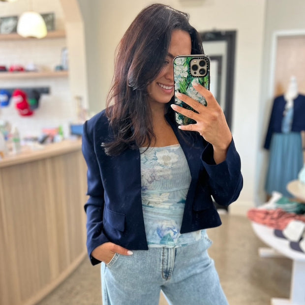 Rory Floral Square Neck Top - Shop Simply Apparel