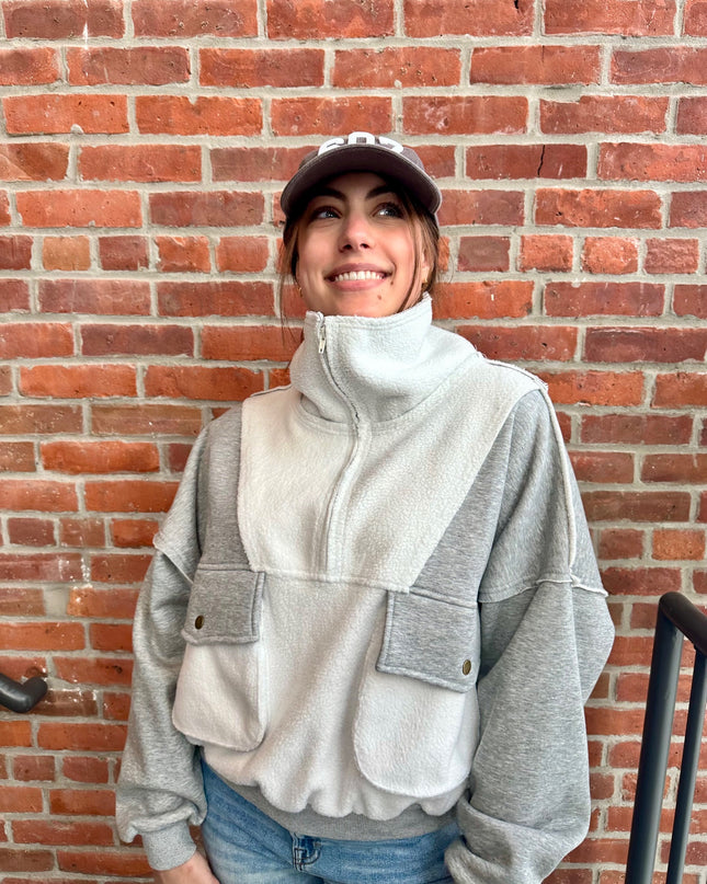 Heather Grey Carter Pullover