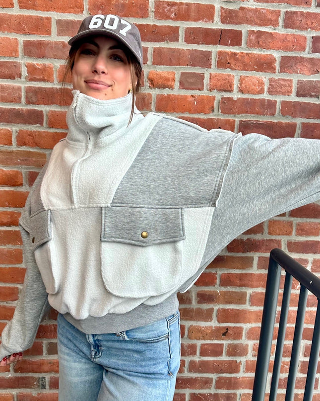 Heather Grey Carter Pullover