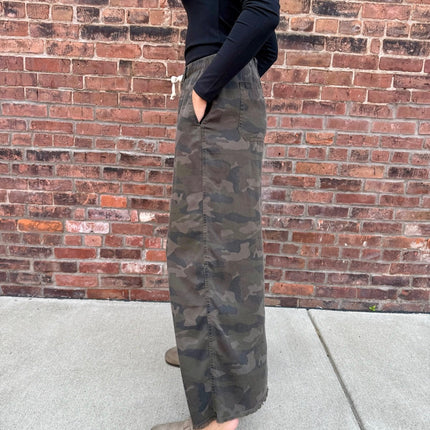 Camo Tencel Wide Leg Pant - Shop Simply Apparel