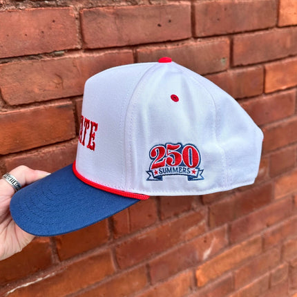 Upstate Rope Hat- White/Red Rope