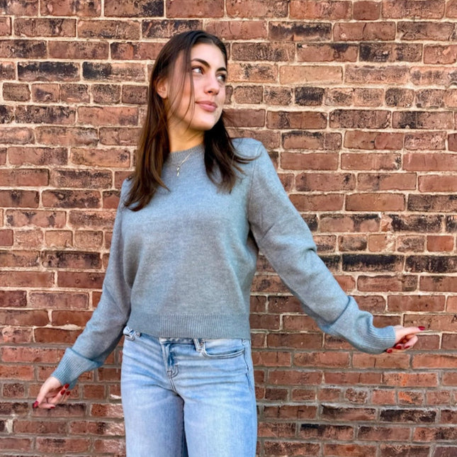 Grey Blue Sweater