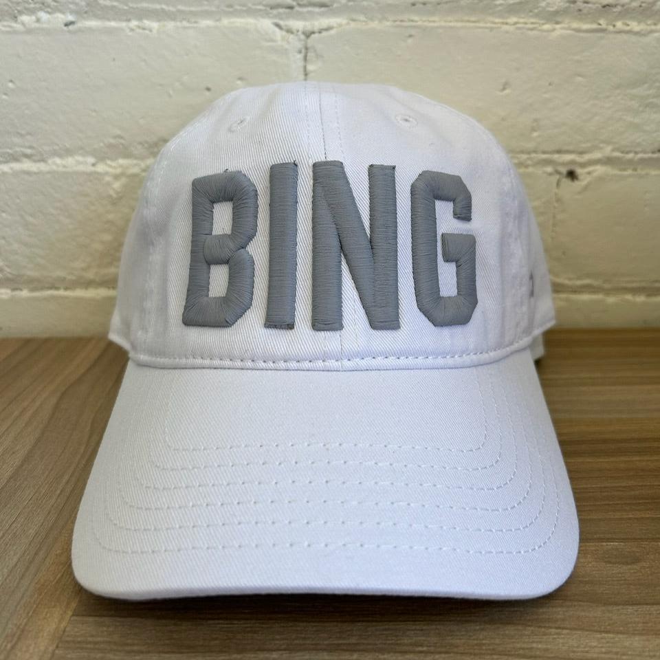 BING White Hat w/Grey Embroidery